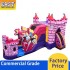 Princess Carriage With Horses Bouncy Castle