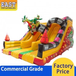 Inflatable Dragon Double Slide