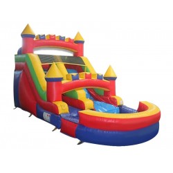 13FT Rainbow Blow Up Water Slide 13FT Rainbow Blow Up Water Slide