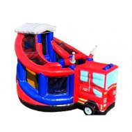 Bouncer Donut Slide Firetruck Bouncer Donut Slide Firetruck