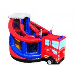 Bouncer Donut Slide Firetruck Bouncer Donut Slide Firetruck