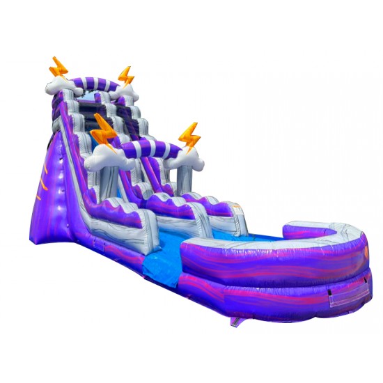 Thunder 20' Water Slide With Pool