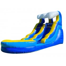 12' Lightweight Marble Tsunami Water Slide