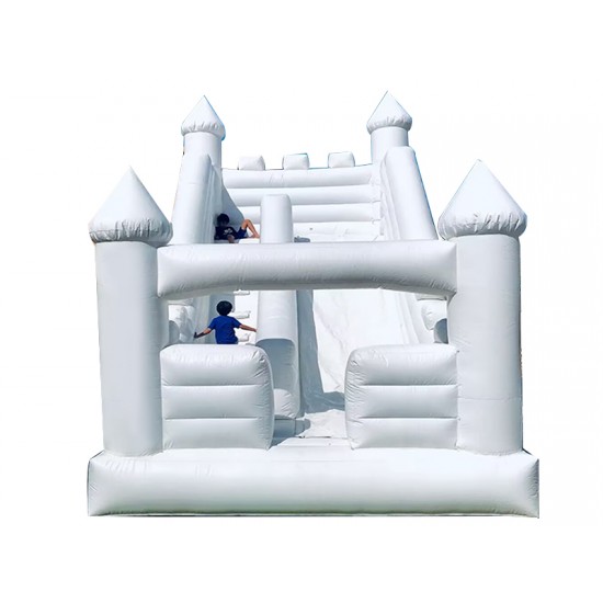 White Inflatable Slide