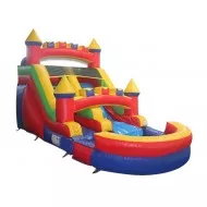 13FT Rainbow Blow Up Water Slide 13FT Rainbow Blow Up Water Slide