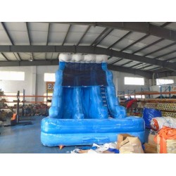 Blue Wave Dual Water Slide